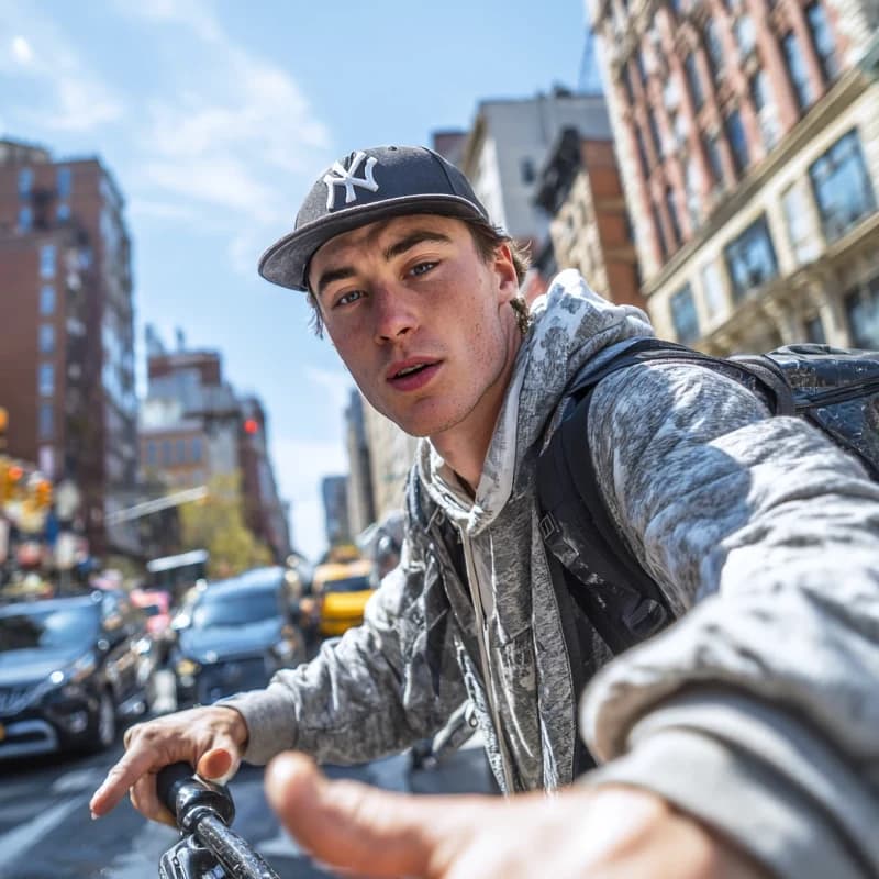 Delivery Biker Witness